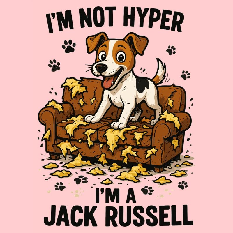 Jack Russell Terrier witzig hyperaktiv Geschenk