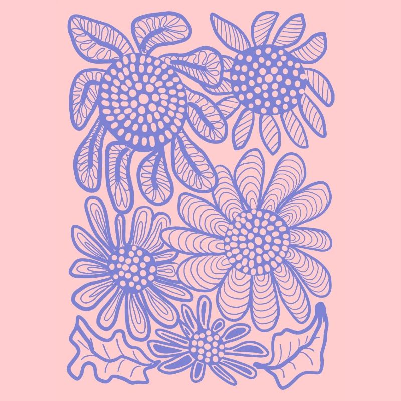 Floral Linework Bloom