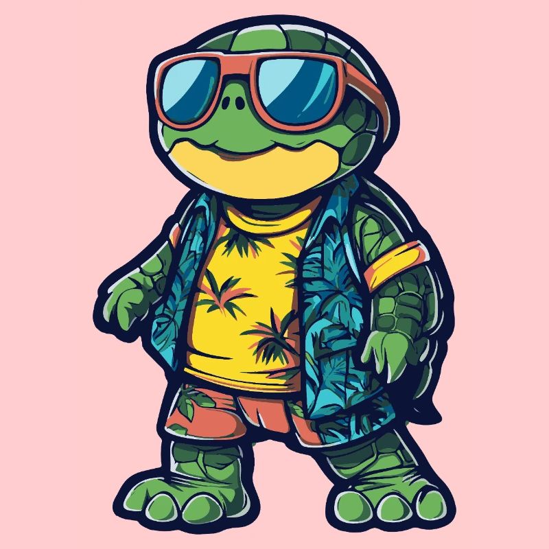 Turtle Comic Holiday