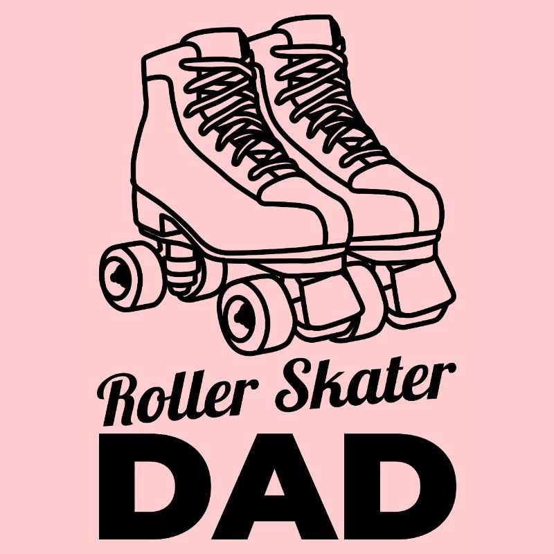 Rollschuhläufer Papa