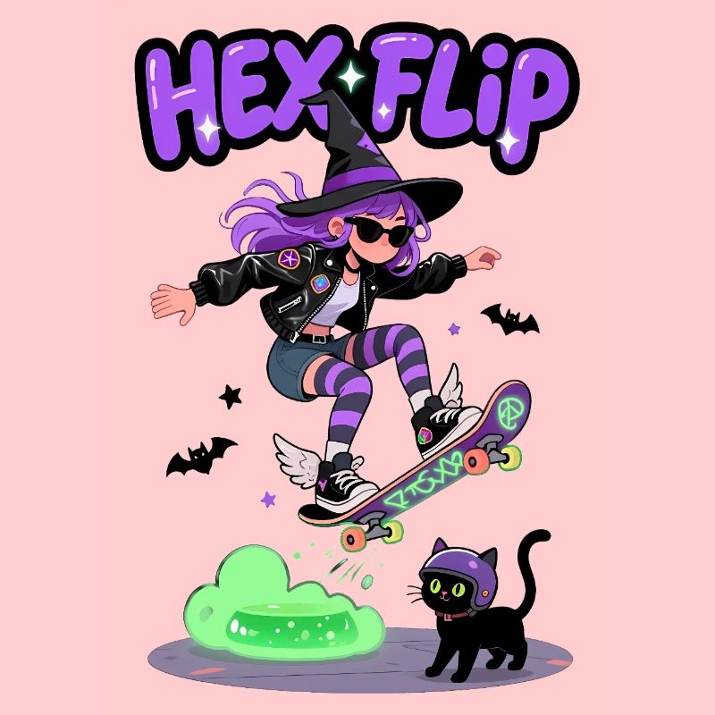 Hex Flip Witch Conception de planche à roulettes