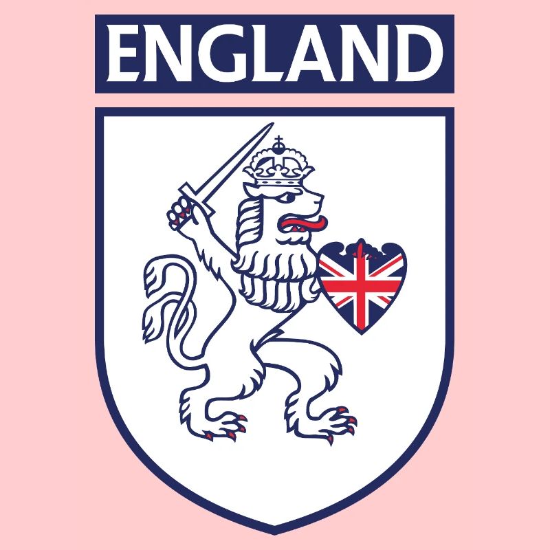 Conception du bouclier du lion héraldique de l’Angleterre