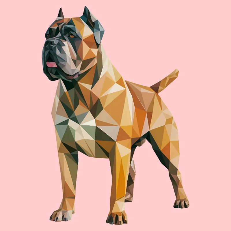 Mastiff - Cooles Low-Poly-Logo