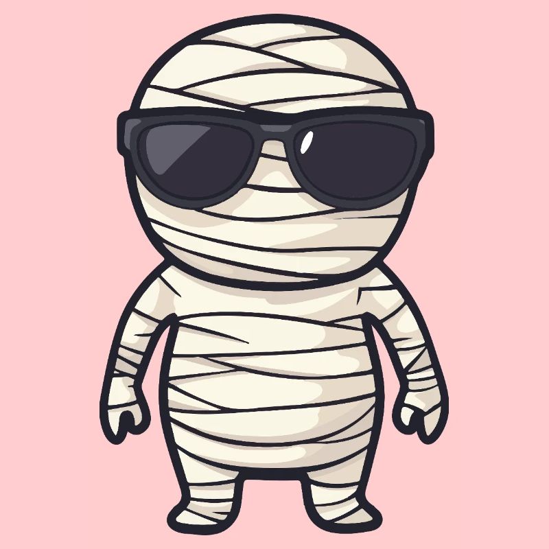 Mummy with sunglasses