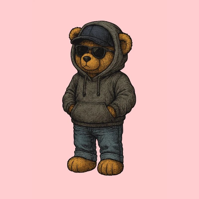 Urban Kapuzenpullover Bär
