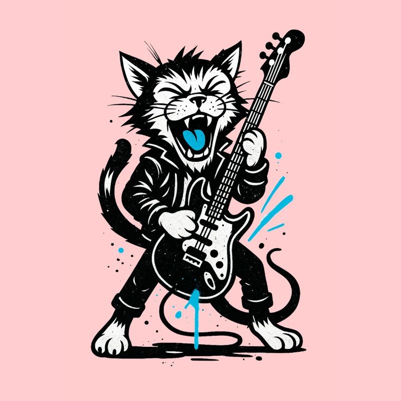 KatzenRock mit E-Gitarre