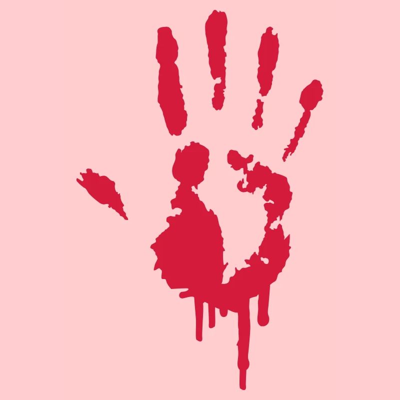 A handprint Graffiti
