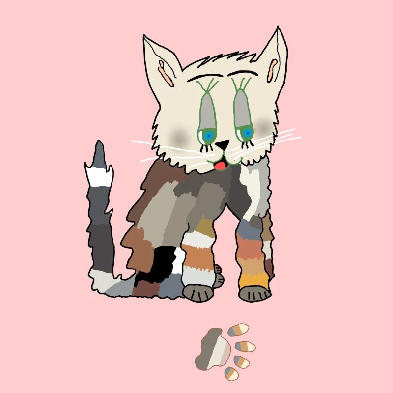 Patchwork Katze Fred Tatze