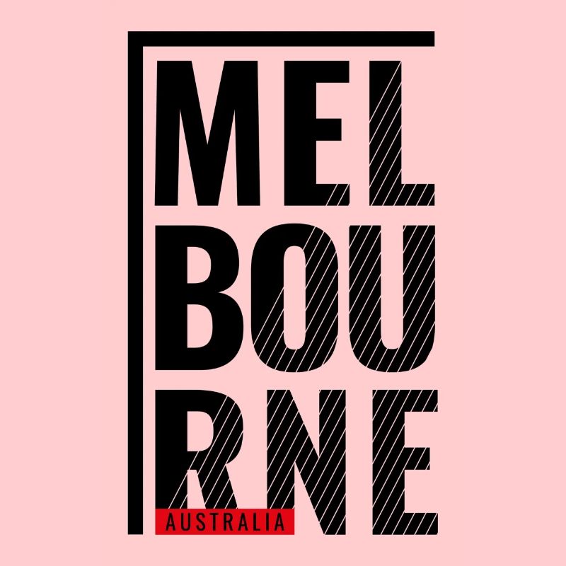 Melbourne, Australie, Conception typographique