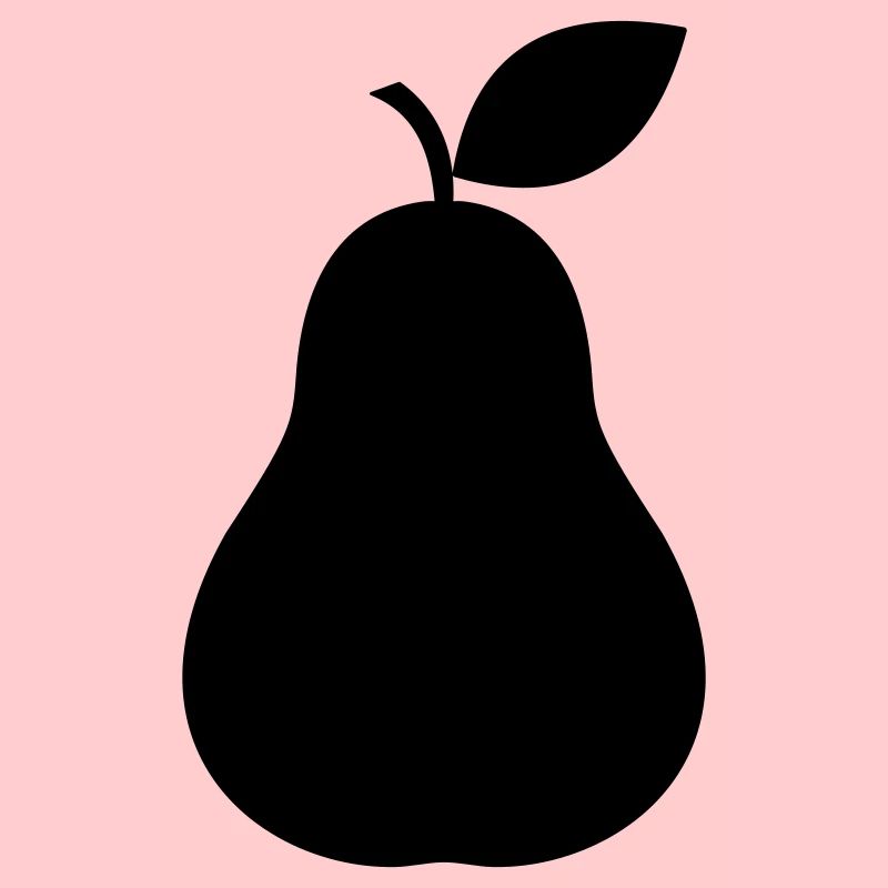 Birne silhouette Obst minimal