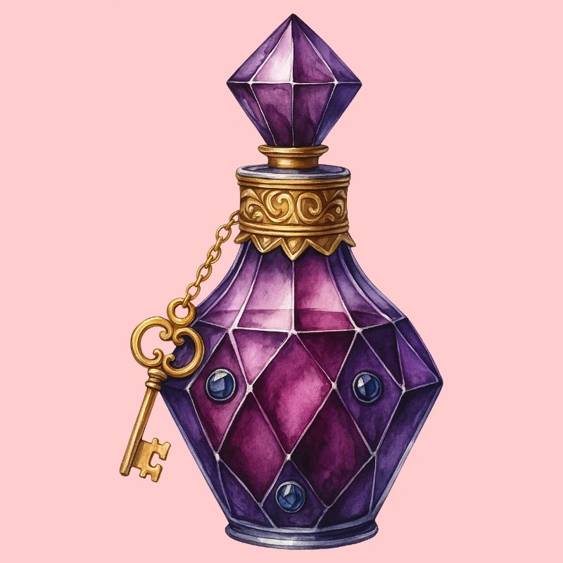 Élixir de Potion Magique Fiole Joyau Potion de Sort