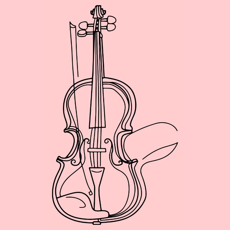 Violin Drawing