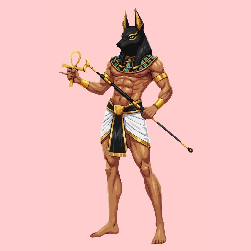 Anubis Warrior with Ankh Cosplay