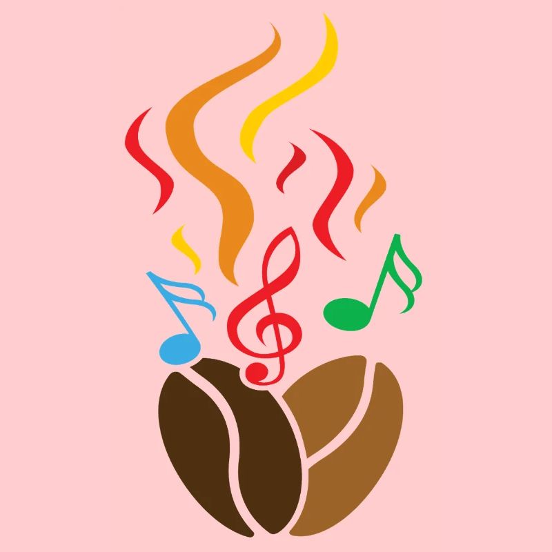 Kaffeebohnen mit Noten