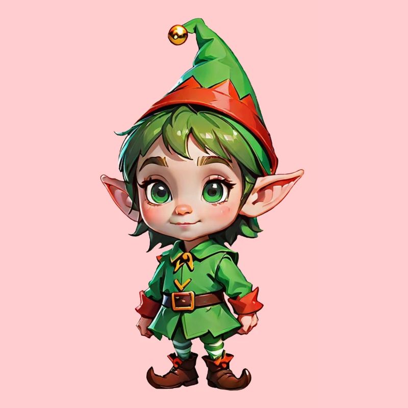 Mignon petit lutin de Noël