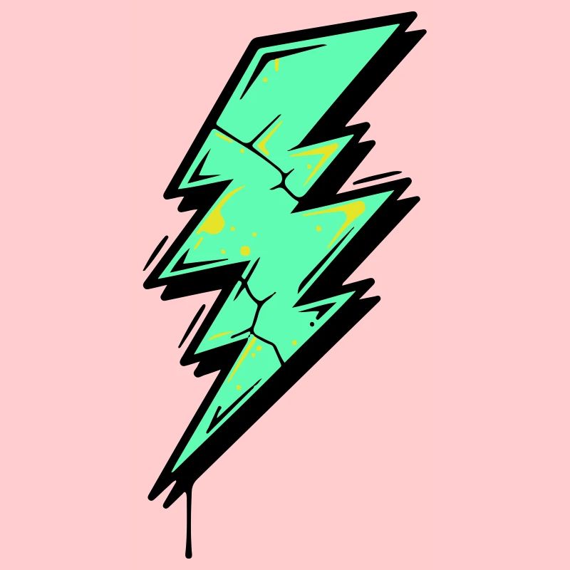 Blitzstil Blitz Abstrakt