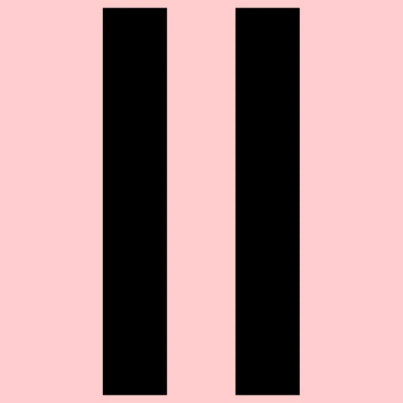 Pause-Zeichen – Modernes Minimal-Design