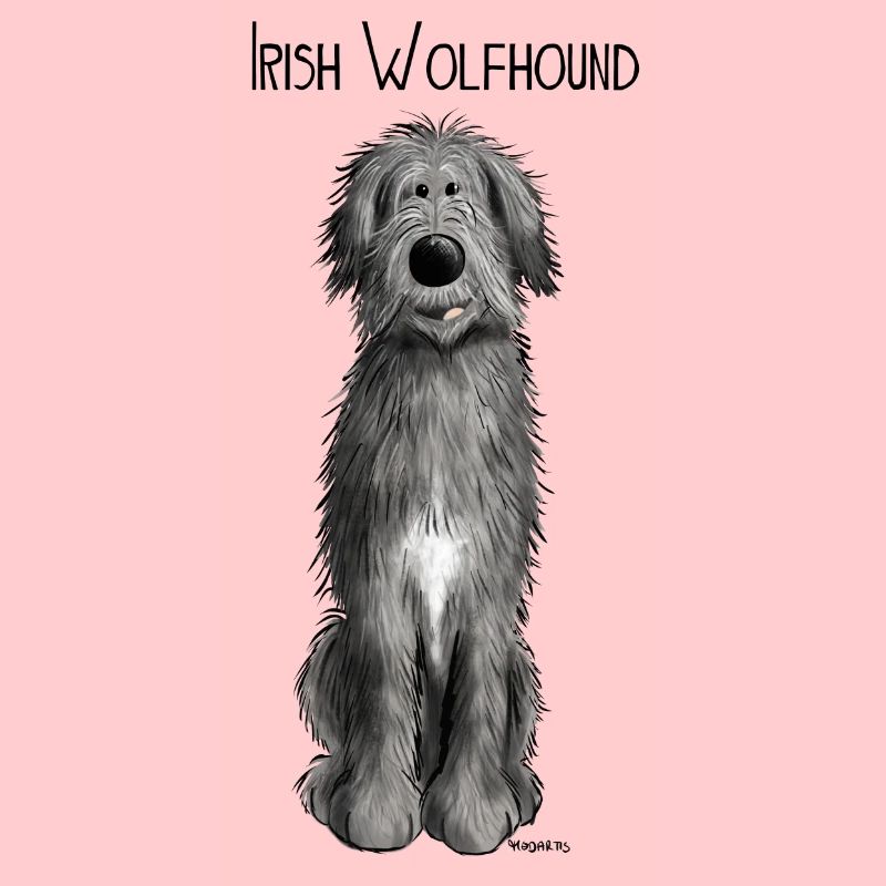 Lustiger Irischer Wolfshund