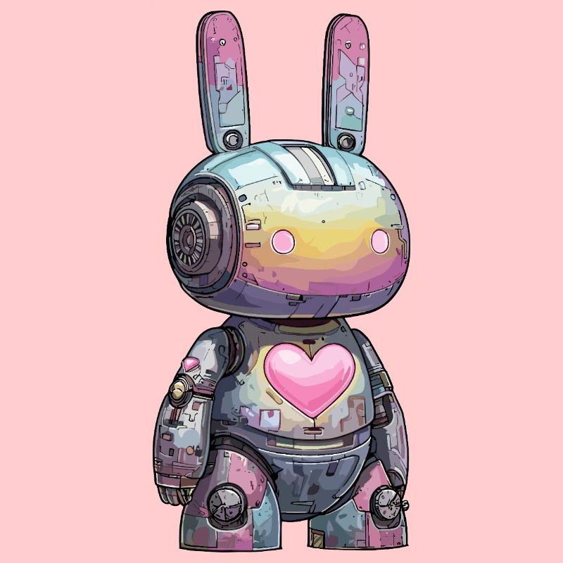 Pastel Robot Herzhart