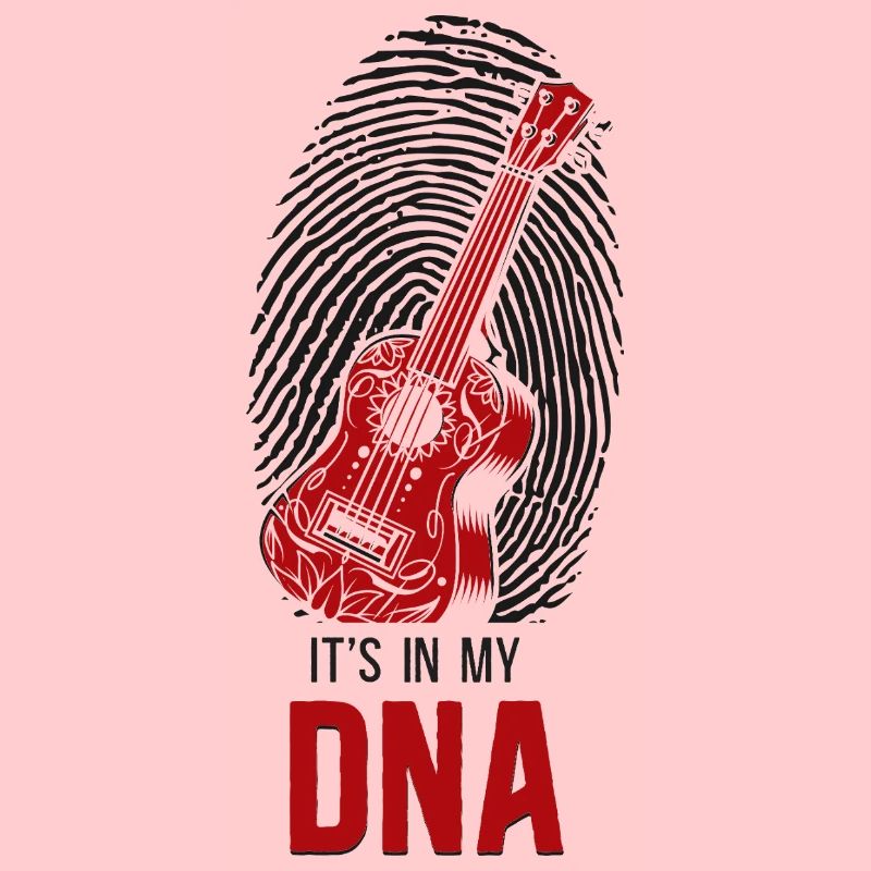 Hawaiian Ukulele Uke Fingerprint