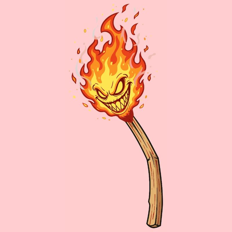 Lodernder Flammenkobold