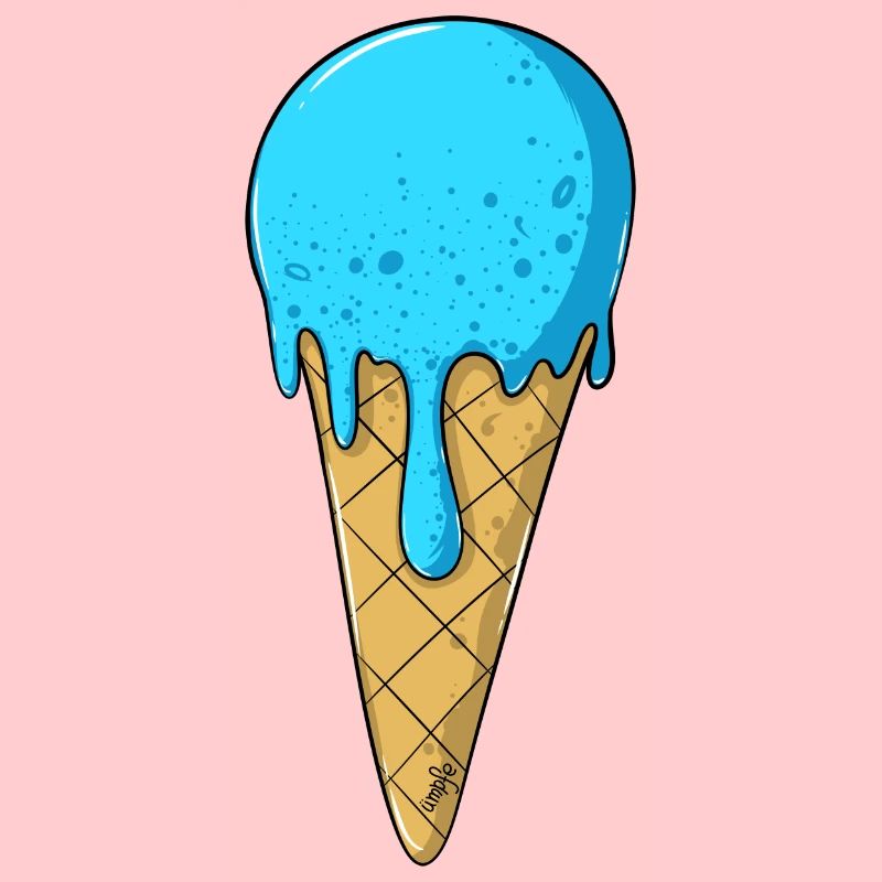 | de crème glacée | de crème glacée bleue Glace