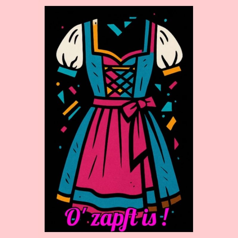 Dirndl traditionnel avec une palette de couleurs moderne