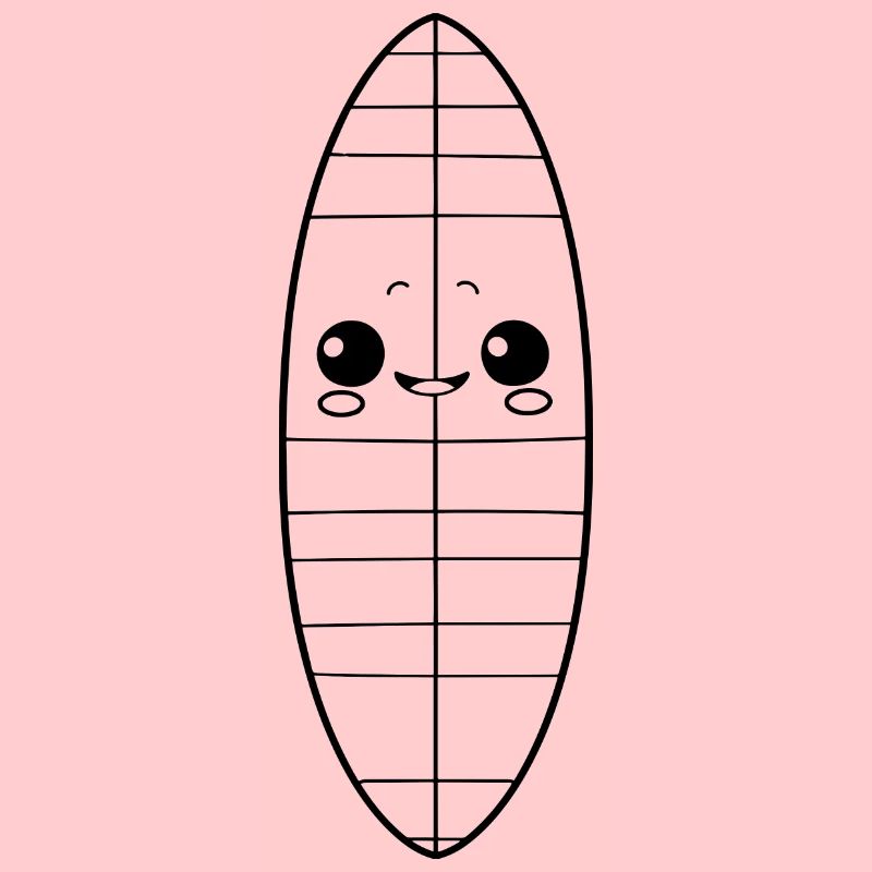Planche de surf Look bande dessinée