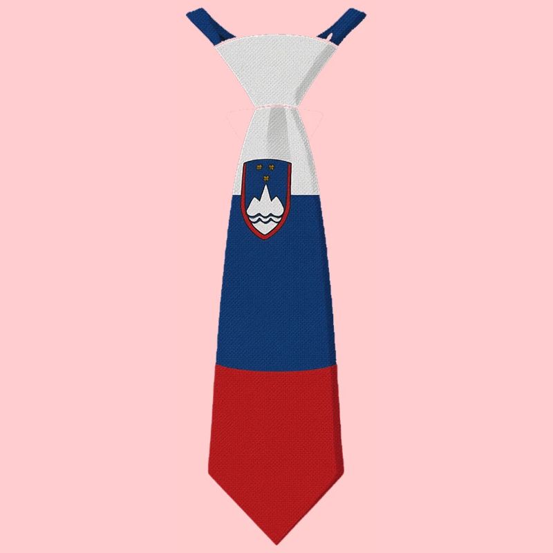 Cravate Slovénie – Conception du drapeau