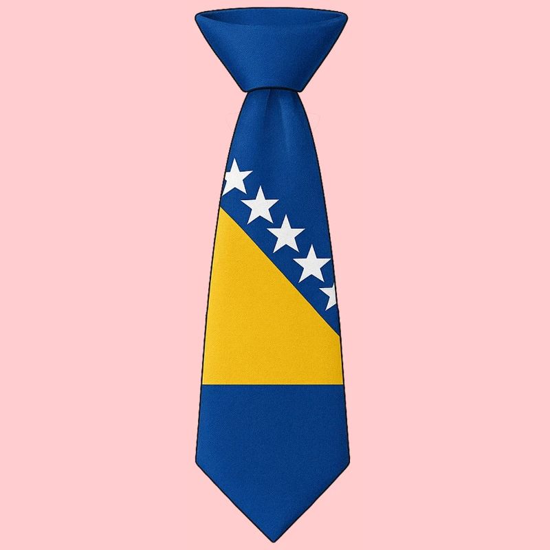 Cravate Bosnie – Conception du drapeau