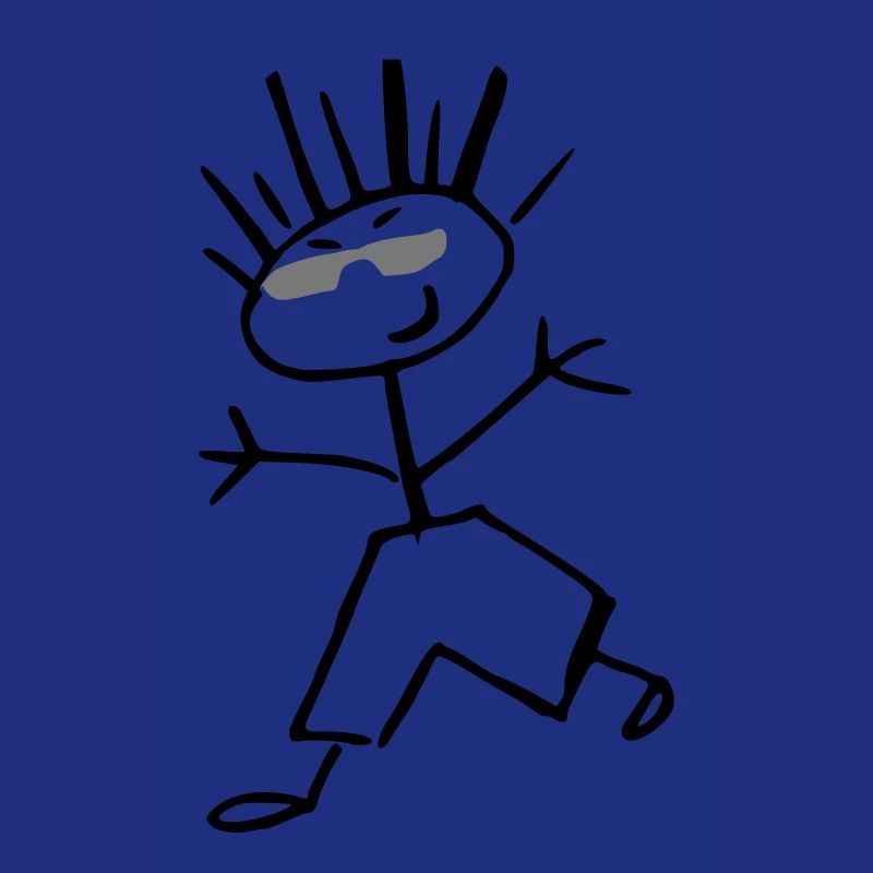 Cooler Junge mit Brille