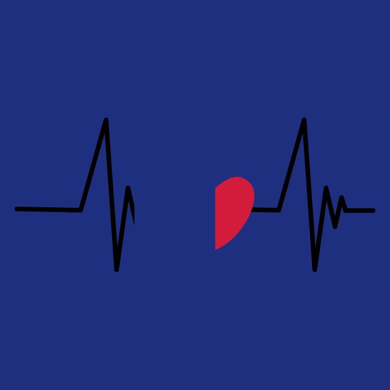 Herzschlag Puls Frequenz Herz Herzfrequenz Clipart