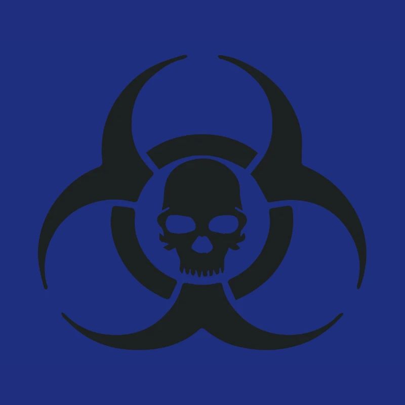 Biohazard Skull Symbol