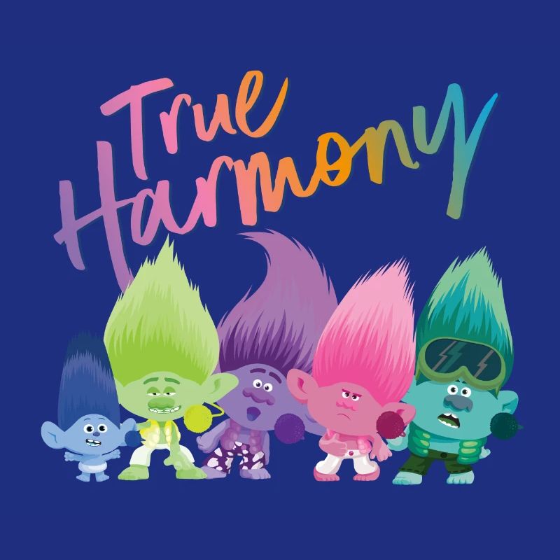 Trolls True Harmony Viele Bunte Trolls