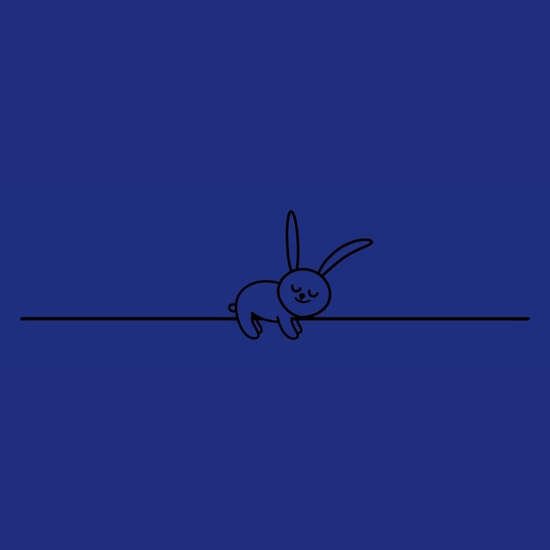 sleeping Line art