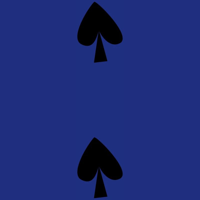 Deux de piques vectorielles