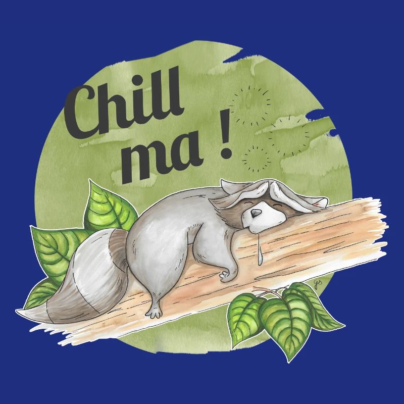 Chill ma - schlafender Waschbär