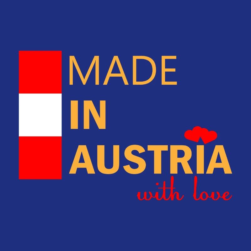 Made in Austria with love gift Austria