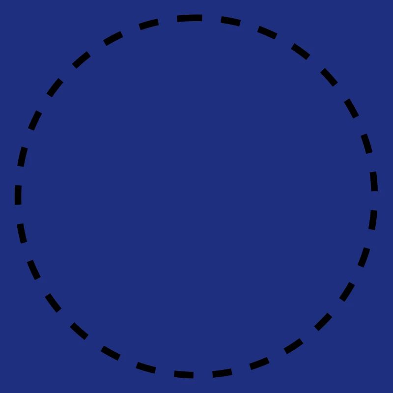 Dashed circle