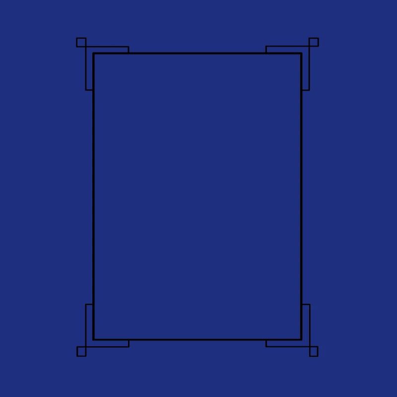 Black border with lines basic text