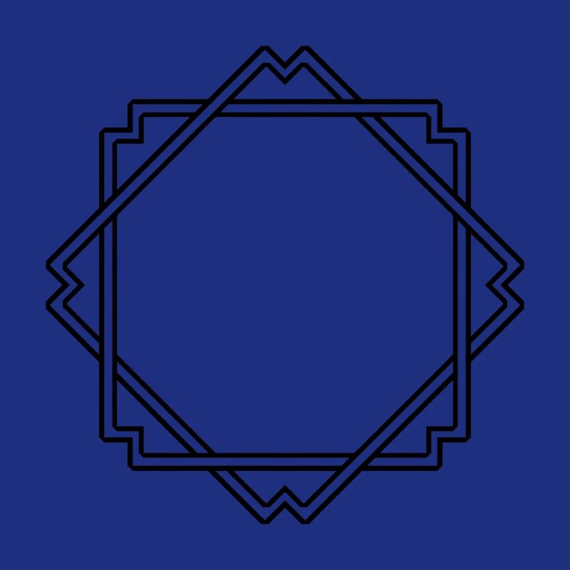 Colorful Square Frame Decoration