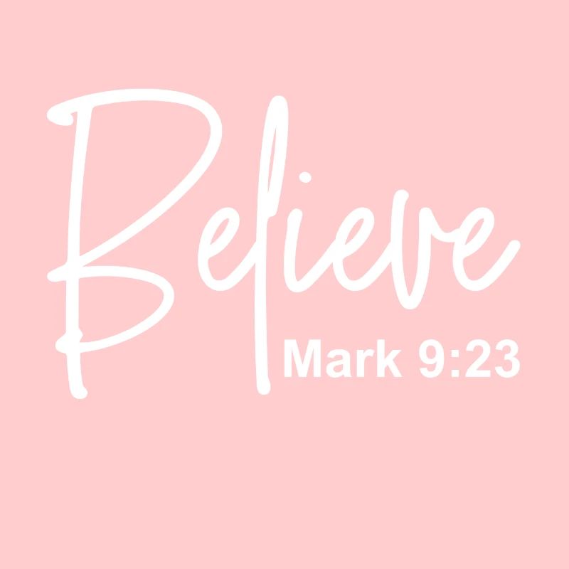 Christian Design Glaube Markus 9 Vers 23