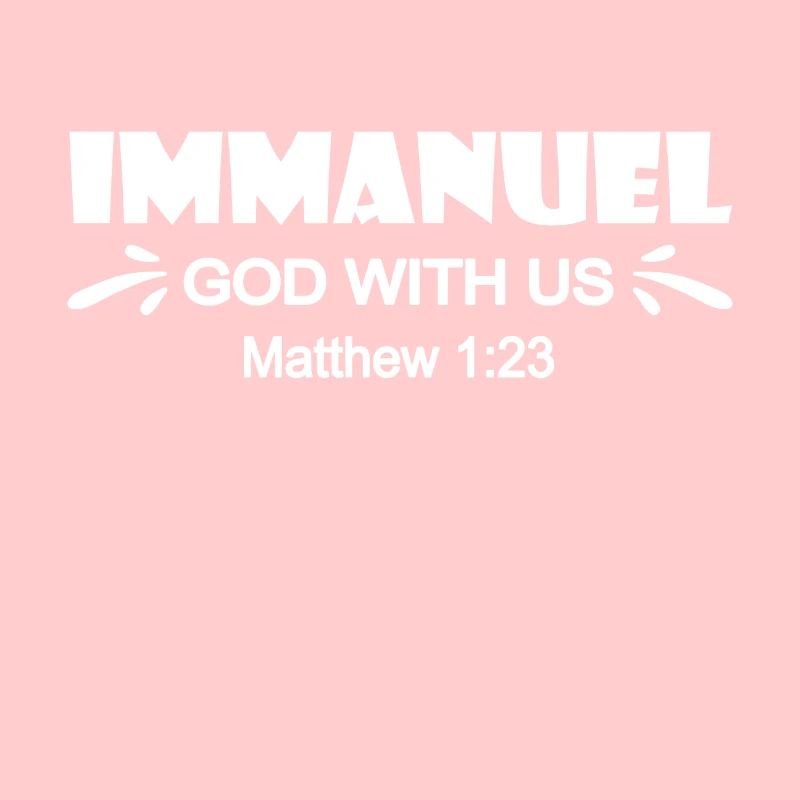 Christian Design Immanuel Meaning God with us