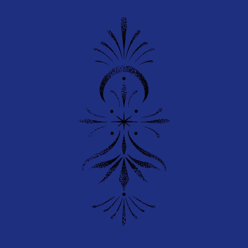 Mandala dotwork vertical