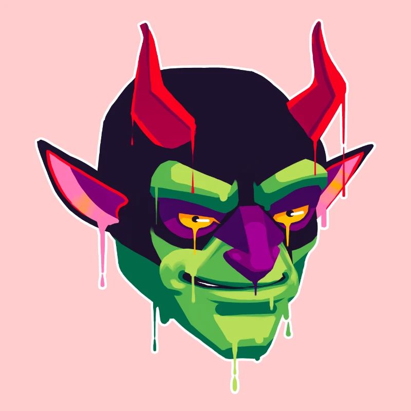 A Beautiful and Creepy Devil and Satan Design
