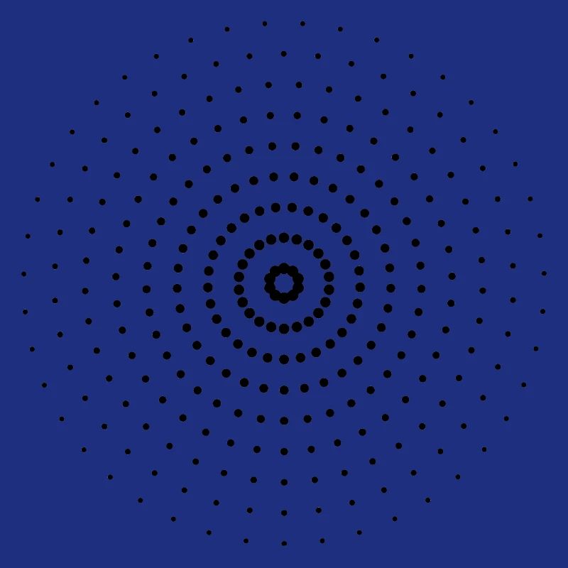 Blurry| Points | Black| gift idea