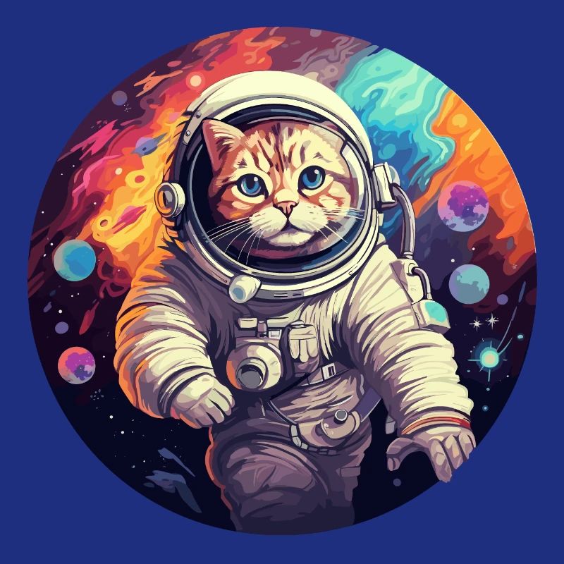 Katze Astronaut