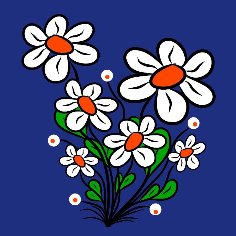 Gänseblümchen Margeriten Blumenranke Blüte blumig
