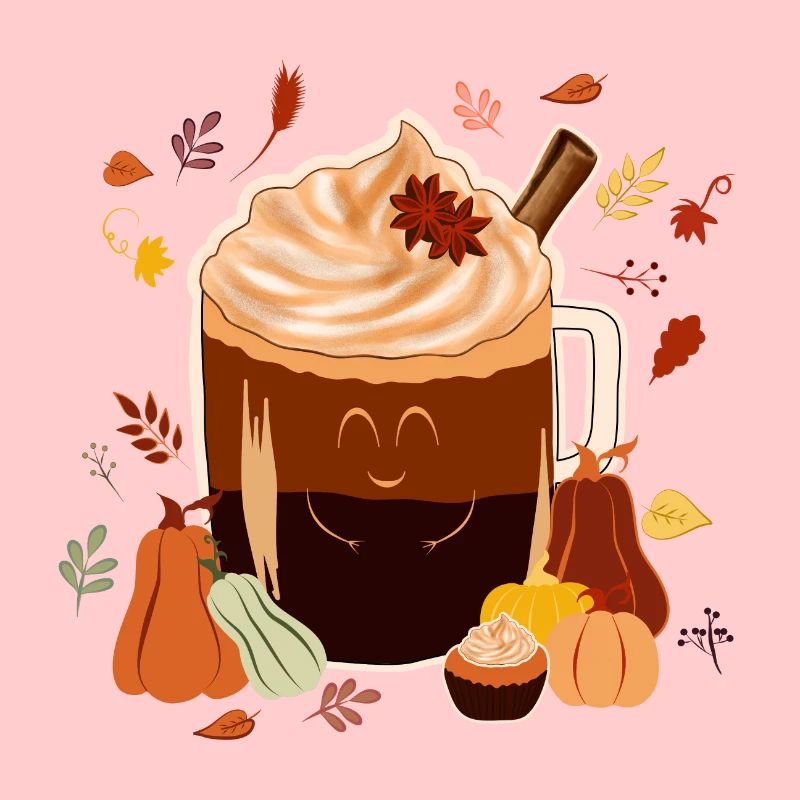 herbstlicher Duft- süßer Pumpkin Spice Latte