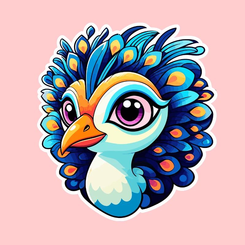 Peacock Bird Drawing